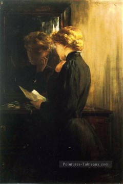  Beckwith Peintre - La lettre Impressionniste James Carroll Beckwith
